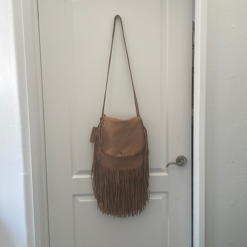 Vintage brown leather Polo Ralph Lauren purse